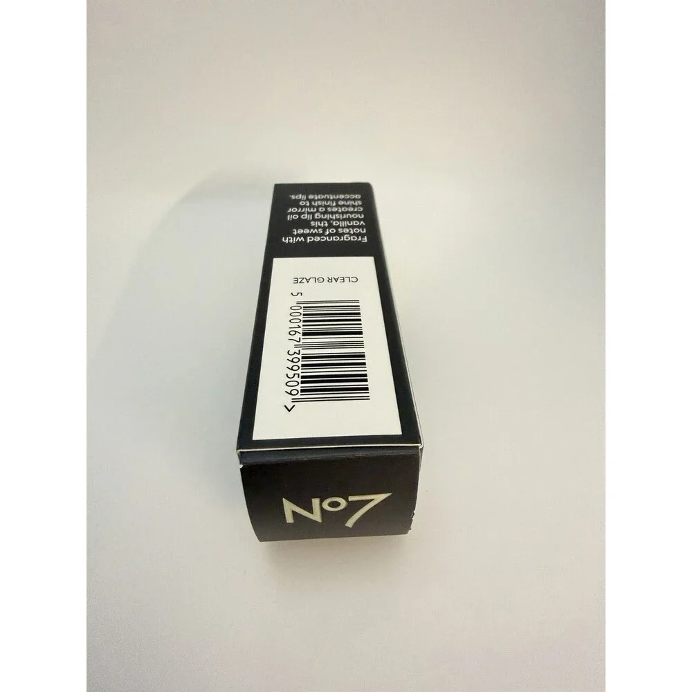 No7 Lip Shine Lip Oil Clear Glaze 6.1ml NEW Glossy Hydrating Lip Care